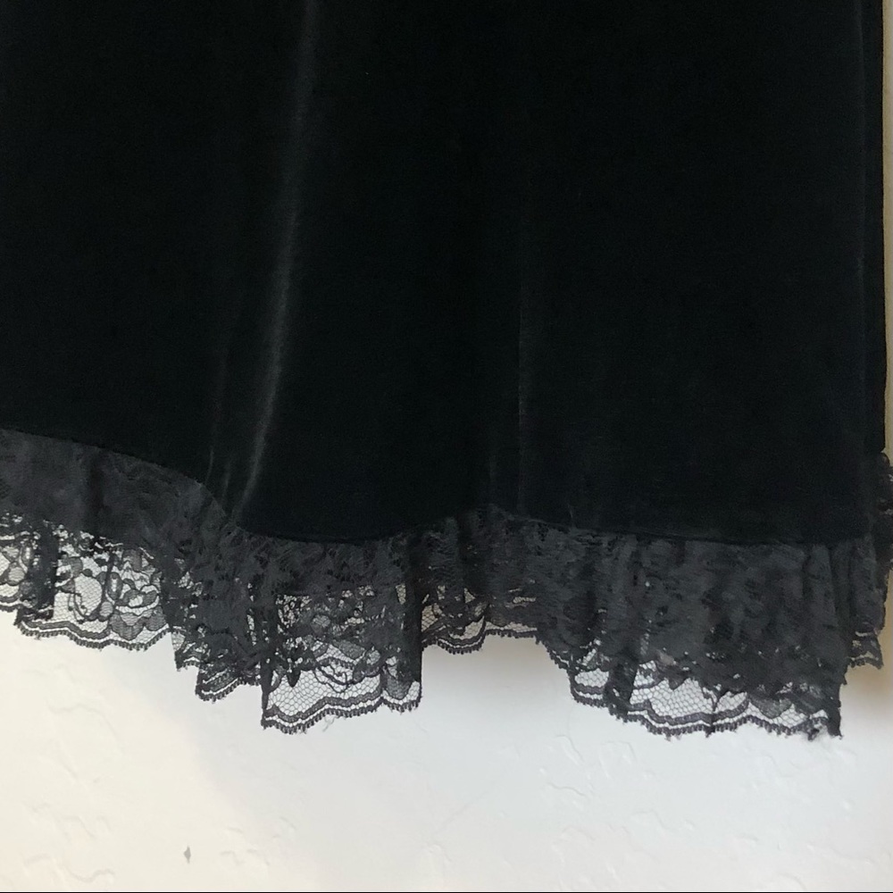 Vintage NWT Oscar De La Renta Silk Blend Velvet Dress Sz 10 - Picture 5 of 9